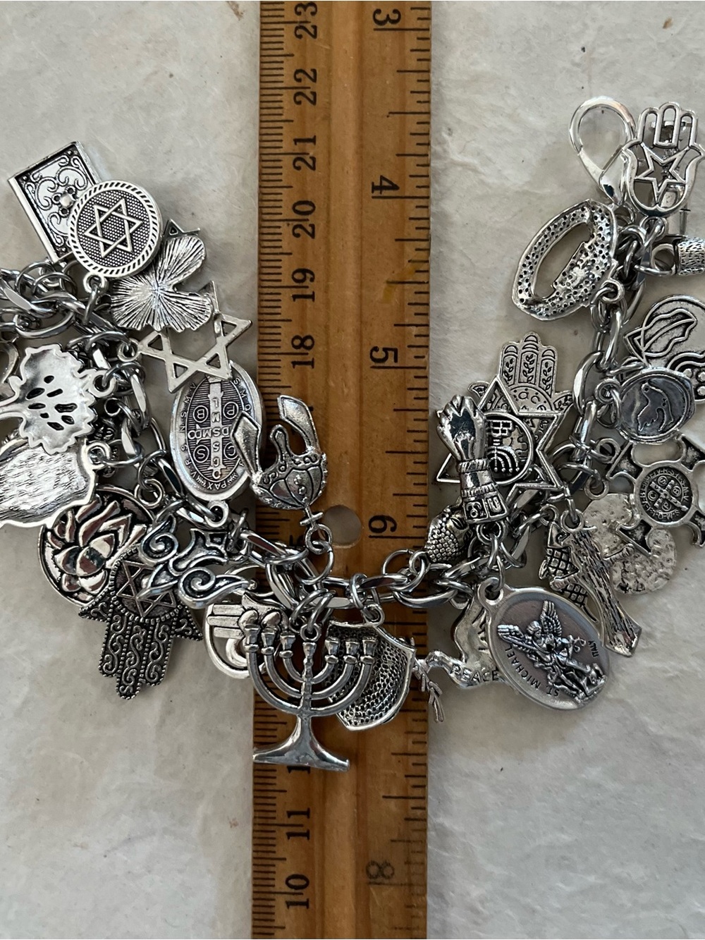 Charm Bracelet Judeo Christian Armor of God Charm Bracelet - Picture 7 of 10